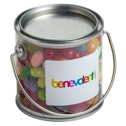 Jelly Belly Bean Filled Clear PVC Bucket 180g