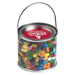 CC004A Mini Jelly Beans (Mixed Or Corporate Colours) Filled Medium Corporate Buckets - 400g