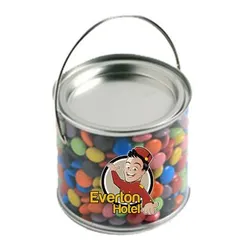 Smarties Clear Container with Mixed Colour Treats and Full Colour Stickers