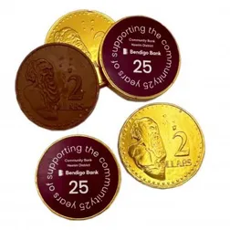 CC011A2 $2 Milk Promo Chocolate Coins