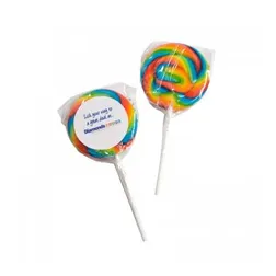 CC034E Medium Candy Promo Lollipops - 50mm Diameter