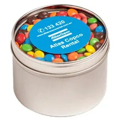 Window Top Mixed Colour M&M Tin 140g