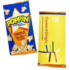 Branded Microwave Popcorn Bags 100g Savoury Event Snacks