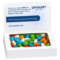 Chewy Fruit Business Card Box with Full Colour Sticker