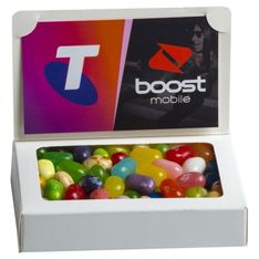 Business Card Box with Jelly Belly Beans