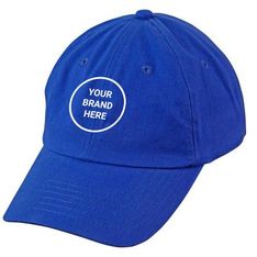 Heavy Brushed Cotton Unstructured Velcro Caps