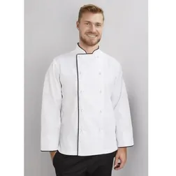 Al Dente Long Sleeve Chef Jacket with UPF Protection