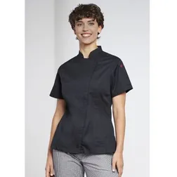 Alfresco Ladies Short Sleeve UPF Rated Recycled Polyester Chef Jacket