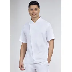 Alfresco Short Sleeve Chef Jacket Recycled Polyester UPF Protection