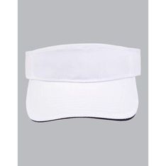 Heavy Brushed Cotton Visor With Sandwich Trim