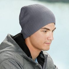 Acrylic Cable Knit Beanie with Company Branding