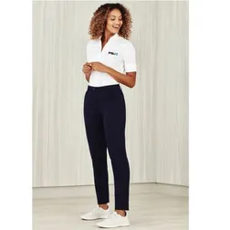 CL953LL Ladies Comfort Waist Slim-Leg Dress Pants