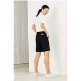 Ladies Stretch Viscose Polyester Cargo Shorts