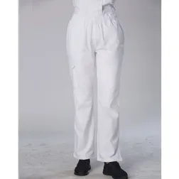 CP04 Ladies Functional Logo Chefs Pants With Stretch