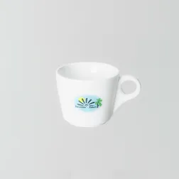 CR002 200ml Conical Cappuccino Printed Coffee Cups