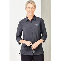 CS951LT Ladies 3/4 Sleeve Florence Healthcare Shirts With Stretch