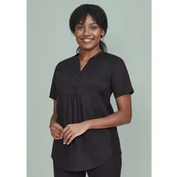 Relaxed Fit Cotton Blend Healthcare Tunic With Stretch