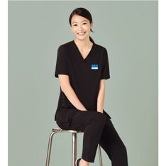 Avery V Neck Antistatic Moisture Wicking Scrub Top