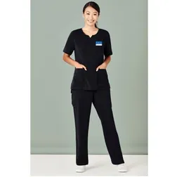 CST942LS Ladies Avery Tailored-Fit Scrubs Tops With Stretch