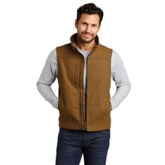 CornerStone Duck Cloth Water Resistant Soft Shell Vest