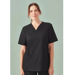 Recycled Polyester V-Neck Scrub Tops