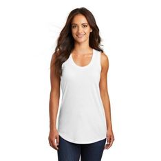 Perfect Tri Racerback Tank Ladies Soft Blend
