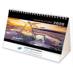 Wiro Bound Desk Calendar with Cardboard Base
