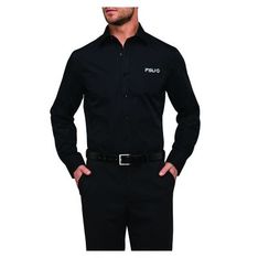 Van Heusen Euro French Cuff Poplin Dress Shirt