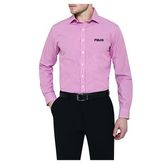 Van Heusen Mens Navy Striped Cotton Long Sleeve Shirt