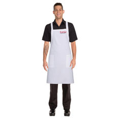 Cross Back Heavyweight Poly Cotton Chef Bib Apron