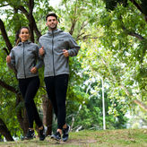 Heavy Fleece Zip Hoodie with Stretch Fabric
