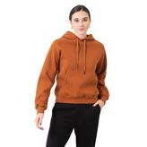 Ladies Brushed Fleece Kangaroo Pocket Pullover