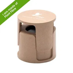 Plant Fibre Wireless Speaker with Imprint Area