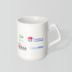 300ml Dye Sublimated Ceramic Flare Mug