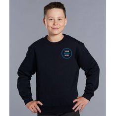 Crew Neck Fleece Pullover Children 320gsm