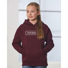 80 Cotton 20 Polyester Fleece Hoodie for Kids