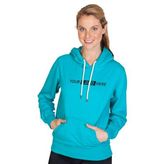 Stretch Fleece Pullover Hoodie Womens Cotton Polyester Blend