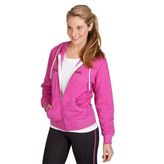 Ladies Heather Fleece Zip Hoodie with Spandex Stretch