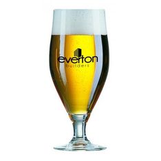 380ml Footed Beer Glass Clear Stemmed Drinkware