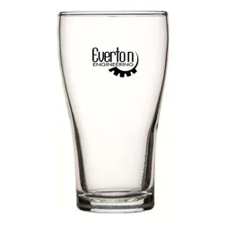 GLBG140007N 425ml Conical Nucleated Branded Beer Glasses