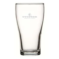 GLBG240007N 425ml Crowntuff Conical Nucleated Logo Beer Glasses