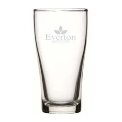 Engraved Conical Tempered Glass 285ml Corporate Branding