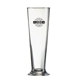 390ml Footed Glass Beer Glass with Branding Area