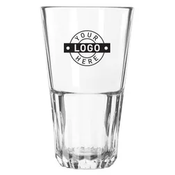 Brooklyn Glass Beverage Tumbler with Branding Area