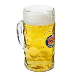 1 Litre Glass Stein with Print Panel