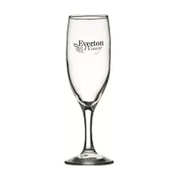 GLWG744019 190ml Crysta III Flute Branded Wine Glasses