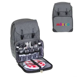 Urban Insulated Picnic Backpack Four Person Set
