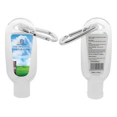 60ml Squeeze Bottle Alcohol Sanitiser With Carabiner