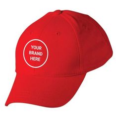 Kids Adjustable Velcro Back Heavy Brushed Cotton Cap