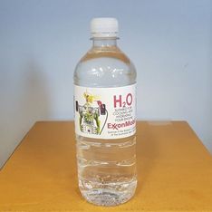 Clear Plastic Water Bottle 600ml Australian Made